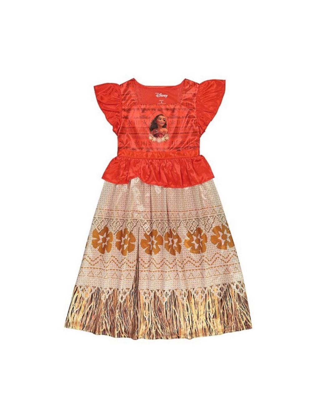 New Disney Moana Fantasy Nightgown Girls 8